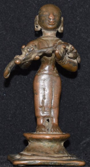 Lady with musical instrument