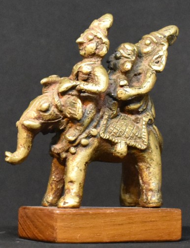 Elephant with riders left